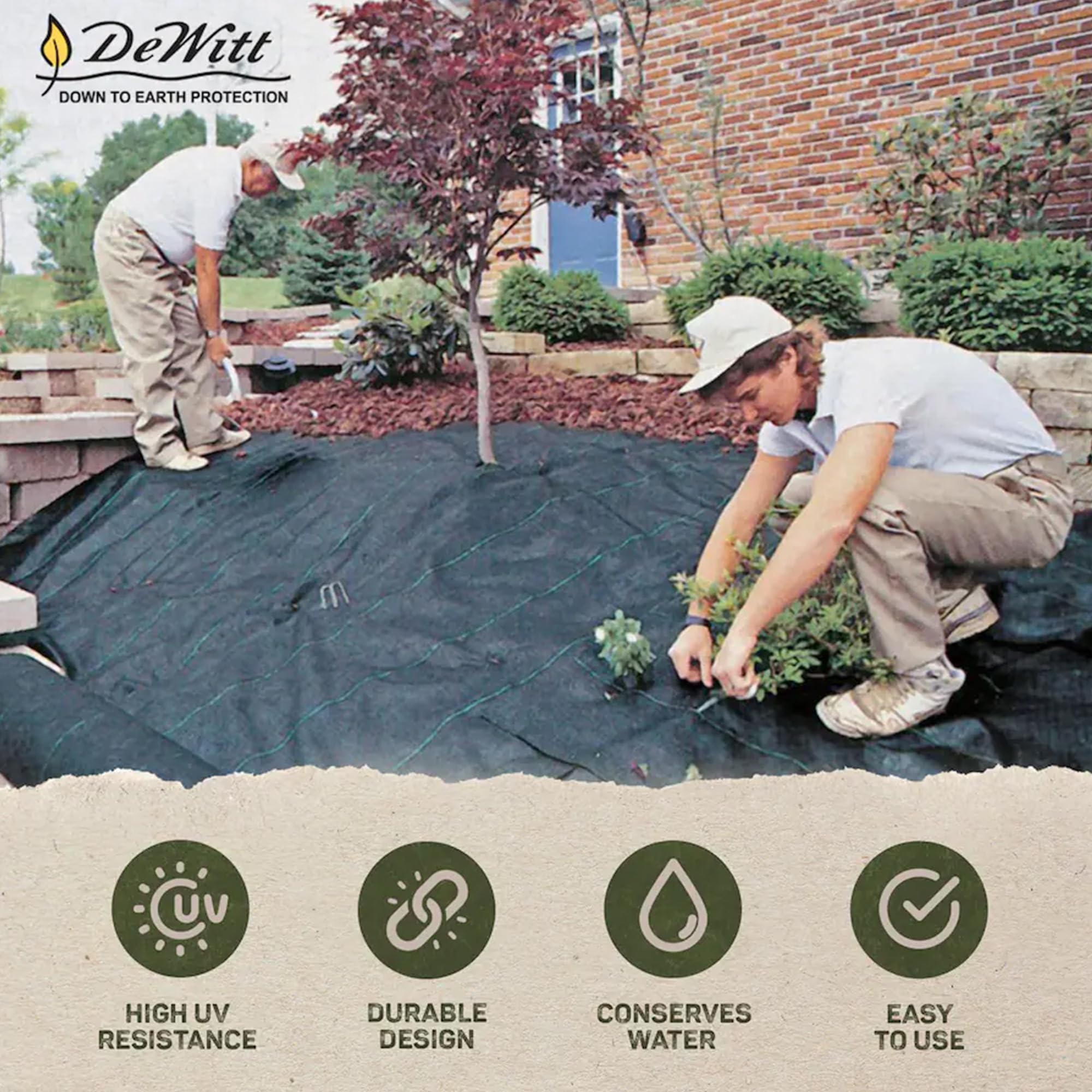 Amazon.com : Dewitt 3-Pack 20 Year Weed Barrier Fabric 4.1 oz, 4 x